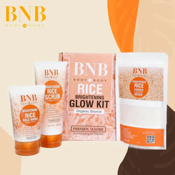 Radiant Glow Rice Facial Kit - 3 in 1