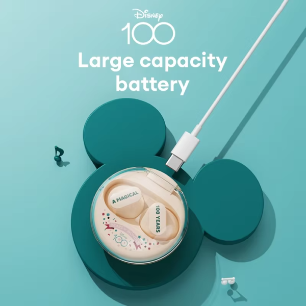 Disney 100th Anniversary Earbuds Bluetooth 5.3 | HiFi Stereo | Low Latency