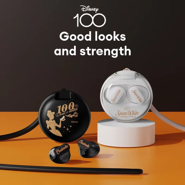 Disney 100th Anniversary Earbuds Bluetooth 5.3 | HiFi Stereo | Low Latency