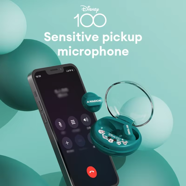 Disney 100th Anniversary Earbuds Bluetooth 5.3 | HiFi Stereo | Low Latency