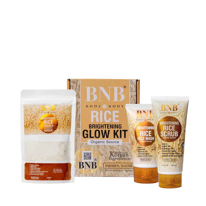 Radiant Glow Rice Facial Kit -  3 in 1