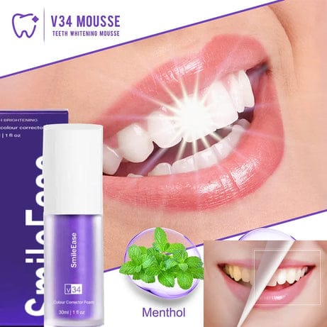 🦷✨ Hismile V34 💜 Teeth Brightening Serum – 30ml Get a whiter, brighter smile instantly with color-correcting magic!