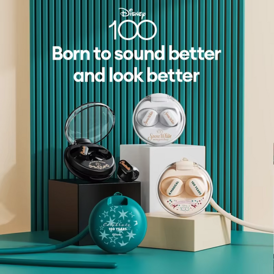 Disney 100th Anniversary Earbuds Bluetooth 5.3 | HiFi Stereo | Low Latency